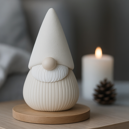 Decorative Christmas Gnome – 3D printed figurine, modern design and unique colors